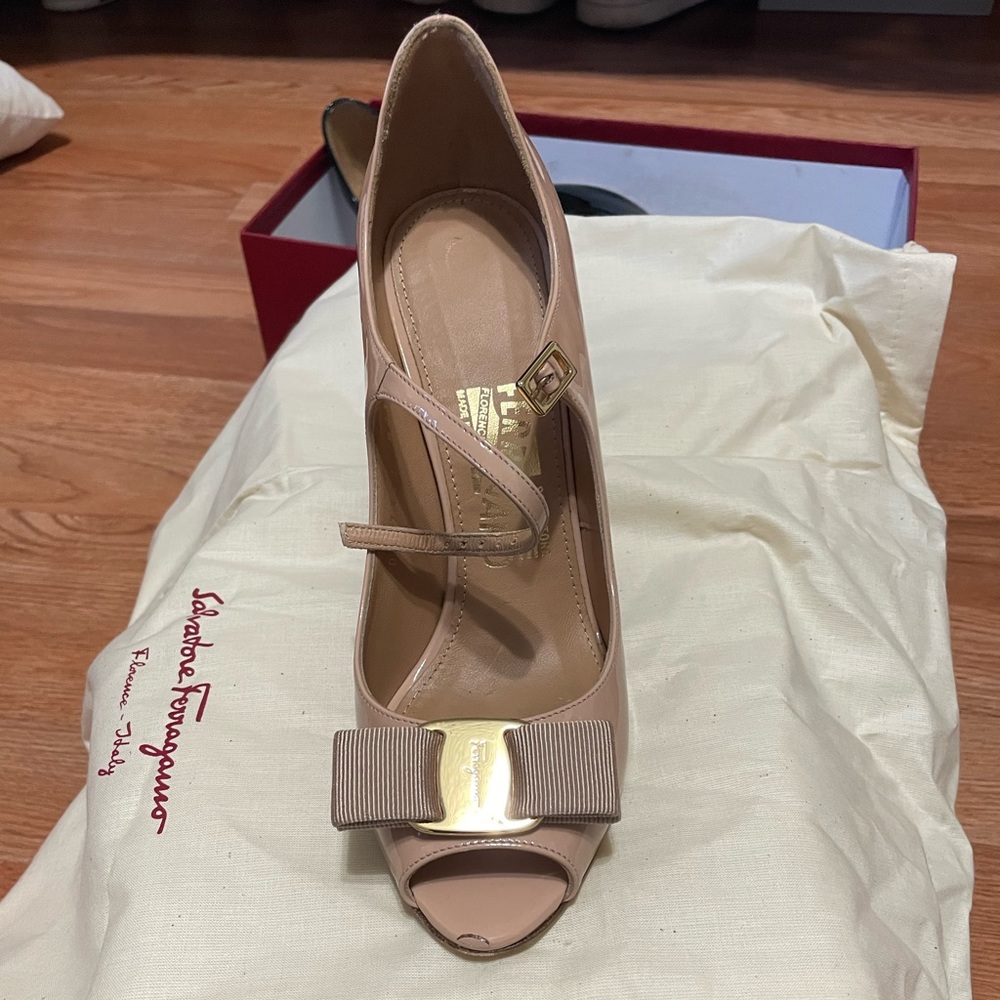 Ferragamo pump.